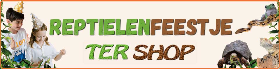 banner reptielenfeestje